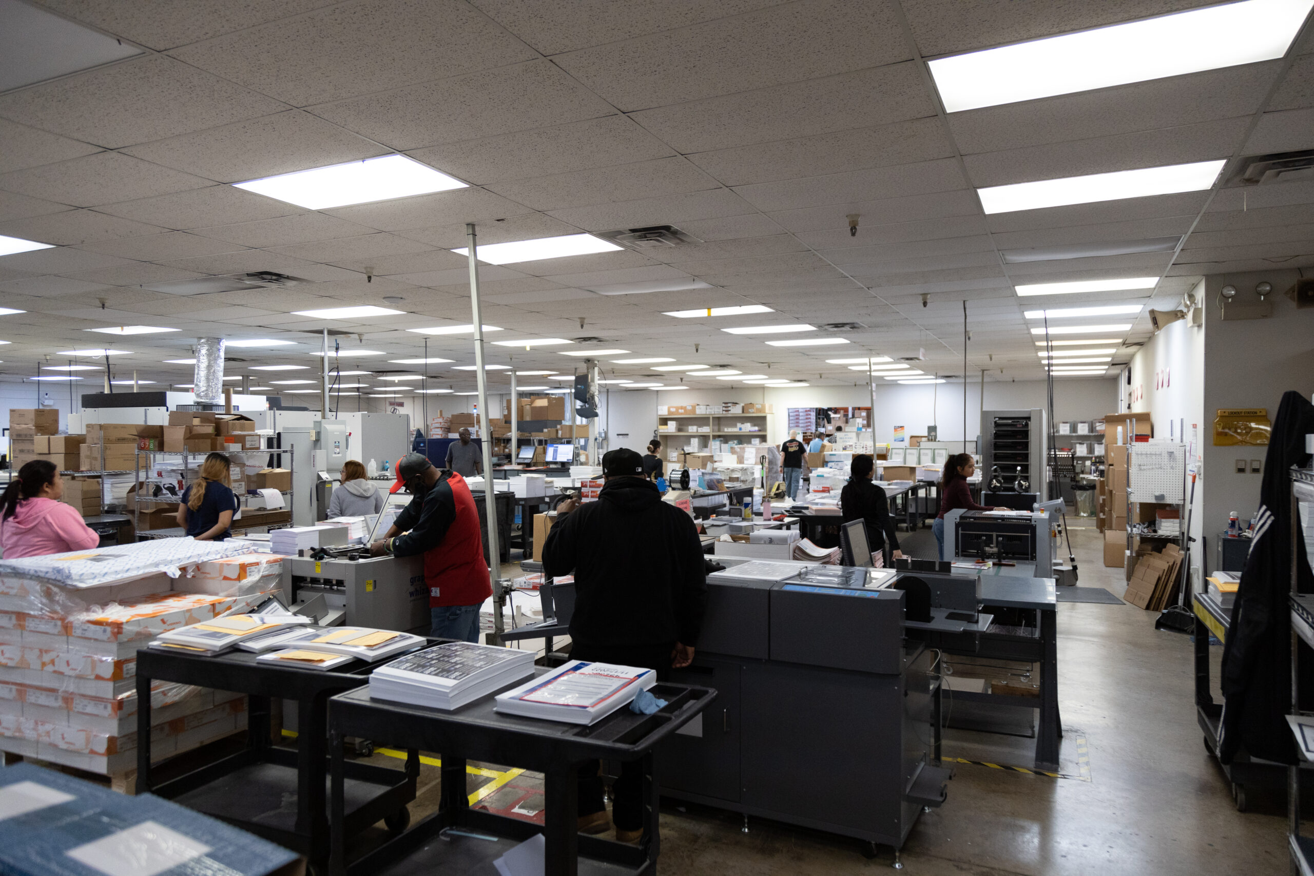 JPS Books staff works to book print and ship quality books on time and quality books printed fast
