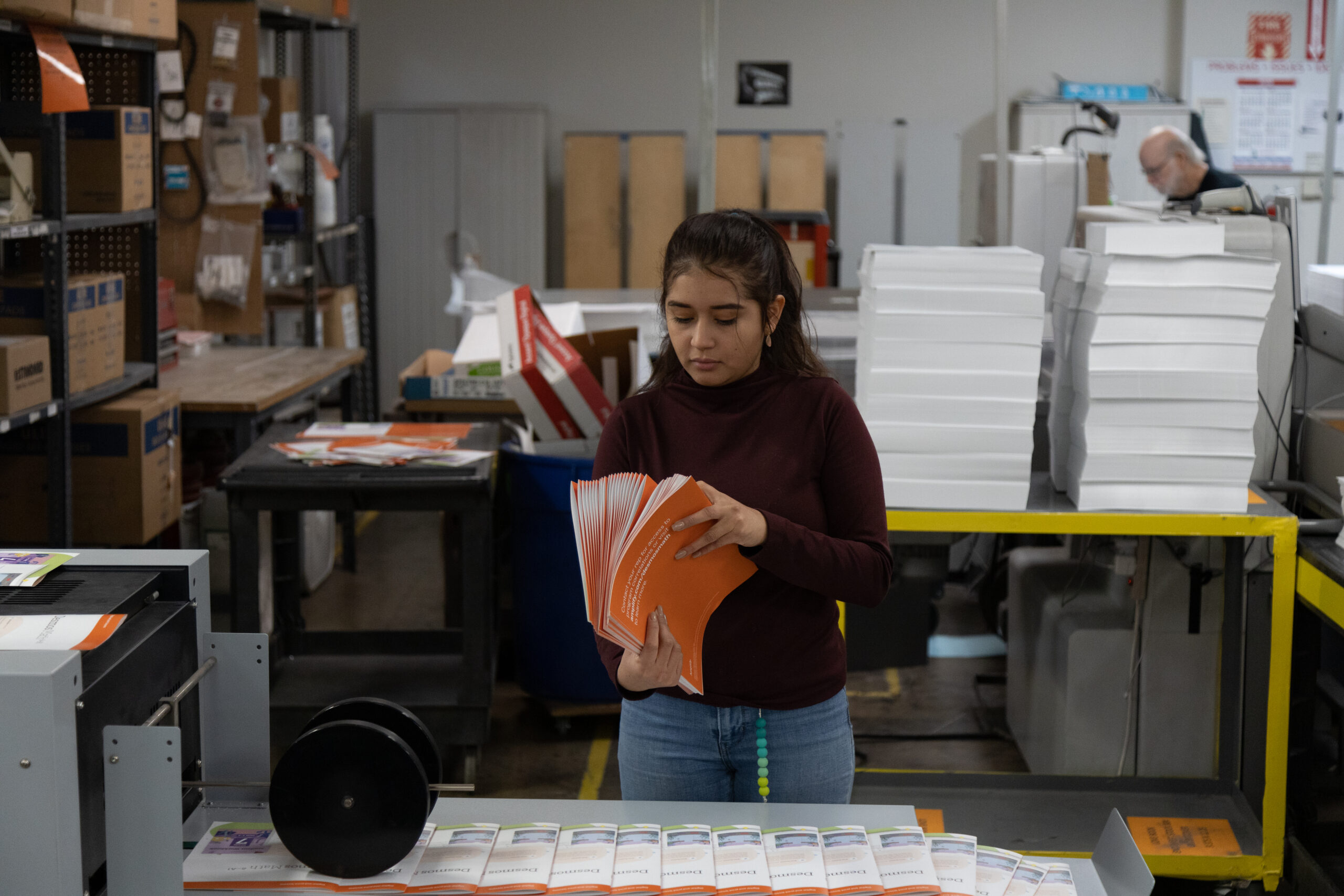JPS Books staff works to book print and ship quality books on time and quality books printed fast