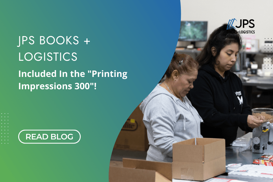 JPS Books + Logistics included in the Printing Impressions 300